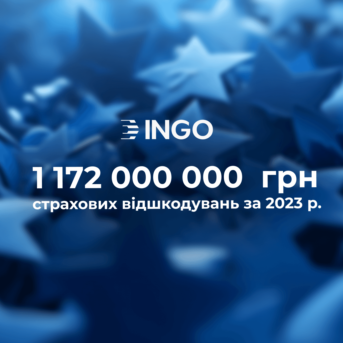 В течение 2023 года ИНГО выплатила украинцам 1 млрд 172 млн грн страховых возмещений